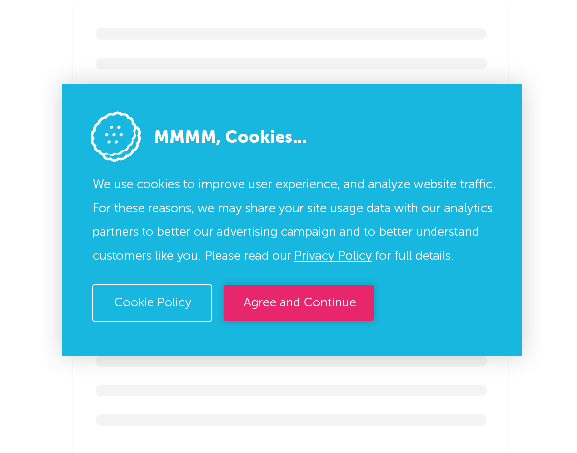 A compact cookie notice example